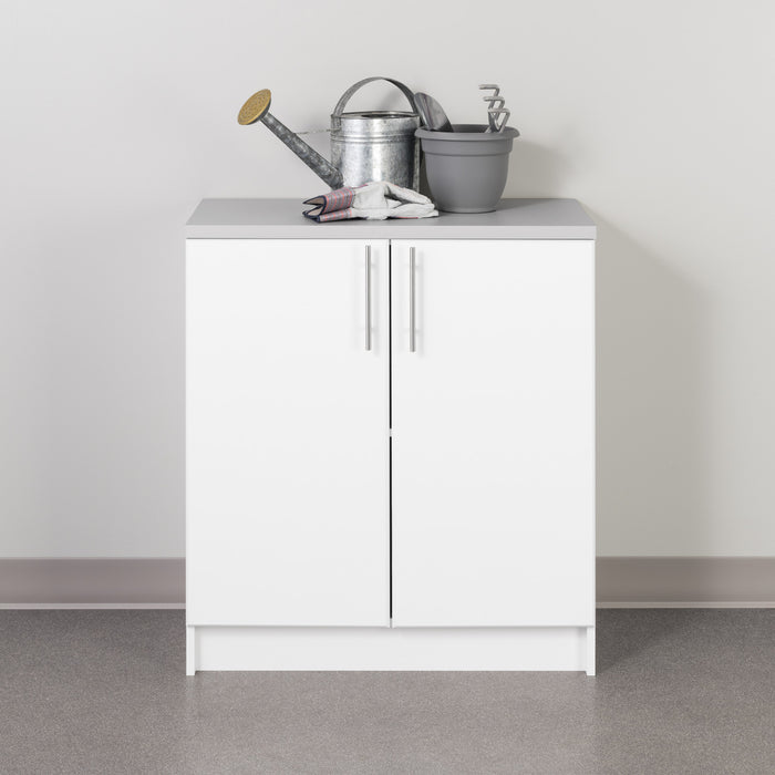 Armoire de plancher Elite de 32 po - blanche