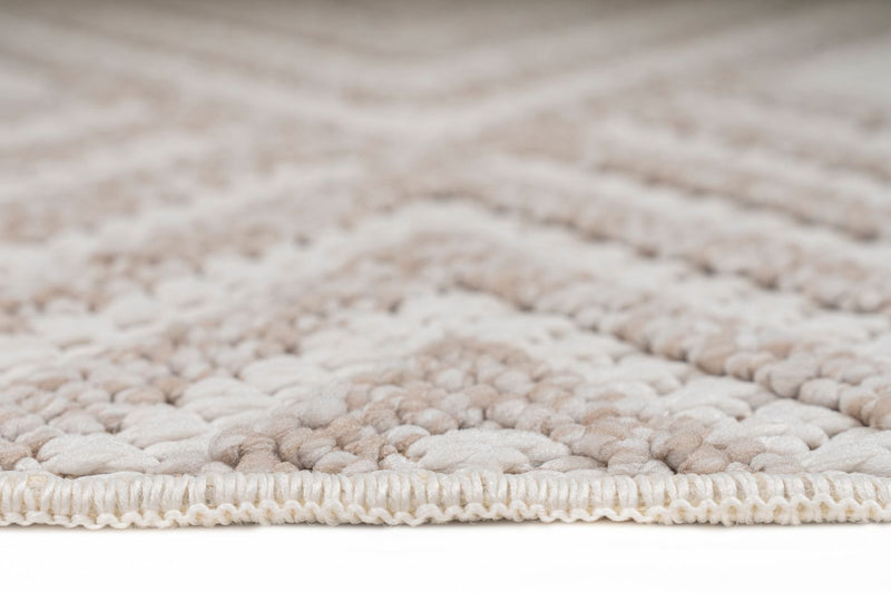 Tapis Blanc D’interieur/Exterieur Athena - 5.3 X 7.6 