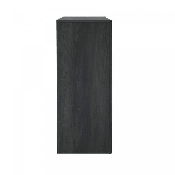 Console moderne Linda en gris charbon