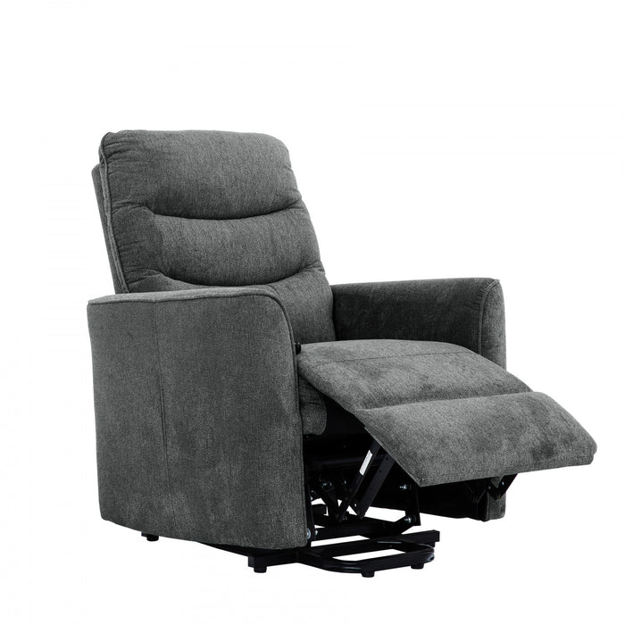 Fauteuil inclinable releveur electrique Sawyer de 30 po rembourre - Gris