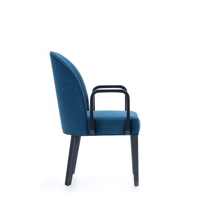 Ensemble de 6 chaises de salle a manger Hillman Modern en bleu