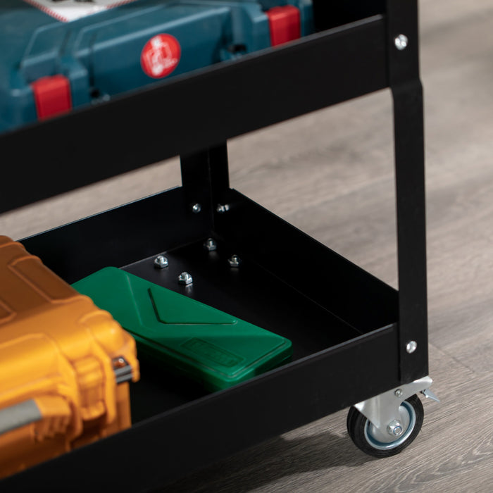 Durhand Chariot A Outils Roulant A 3 Niveaux, Chariot Utilitaire
