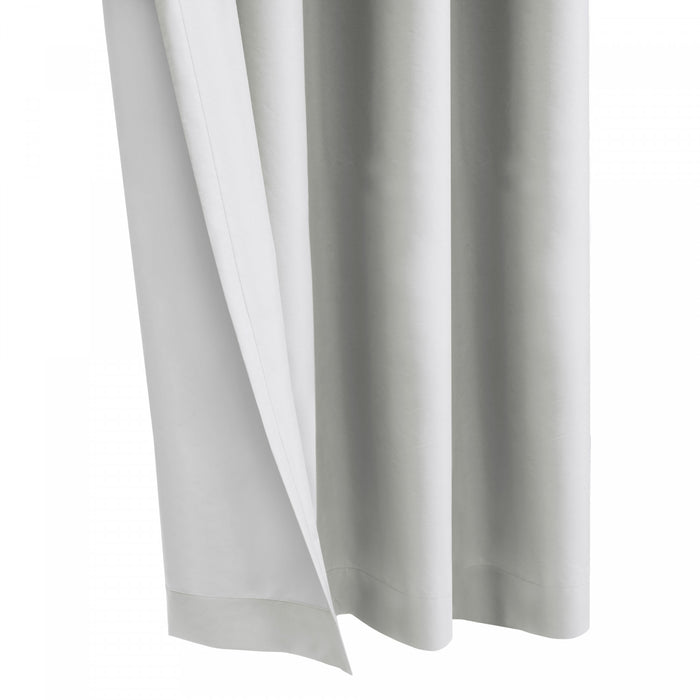 Panneau de rideau coupe-lumière à œillets Alpin blanc de Thermaplus - 52 x 63