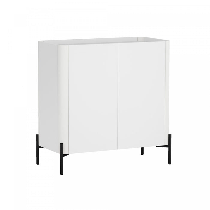 Armoire d’appoint moderne Abbey 32\" en blanc