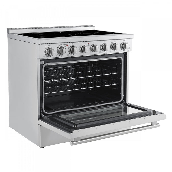 Cuisiniere electrique Paolo 36 pouces, acier inoxydable, 5,44 pi³ - FFSEL6011-36