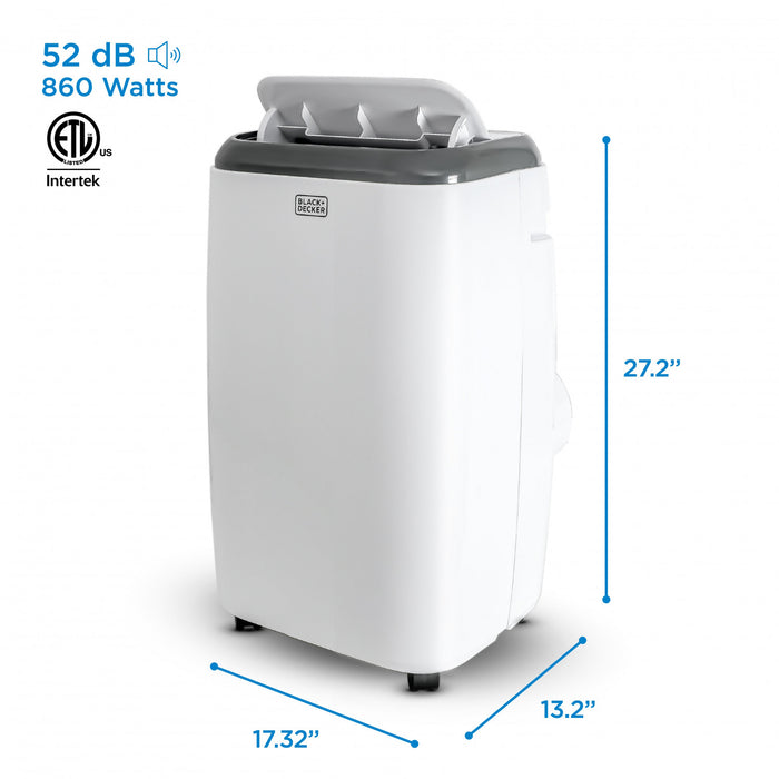 Climatiseur portatif Black+Decker de 8 000 BTU - BPP05WTB