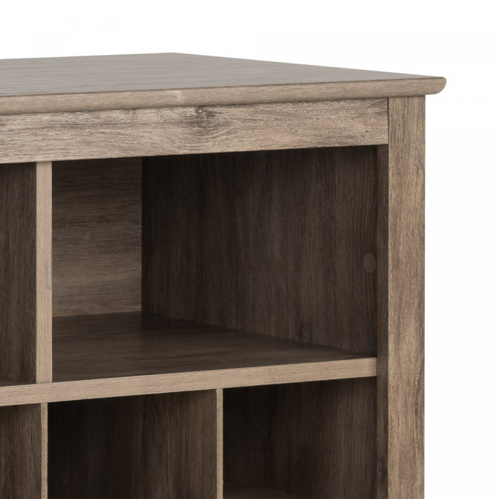 Console à compartiments pour chaussures - gris délavé