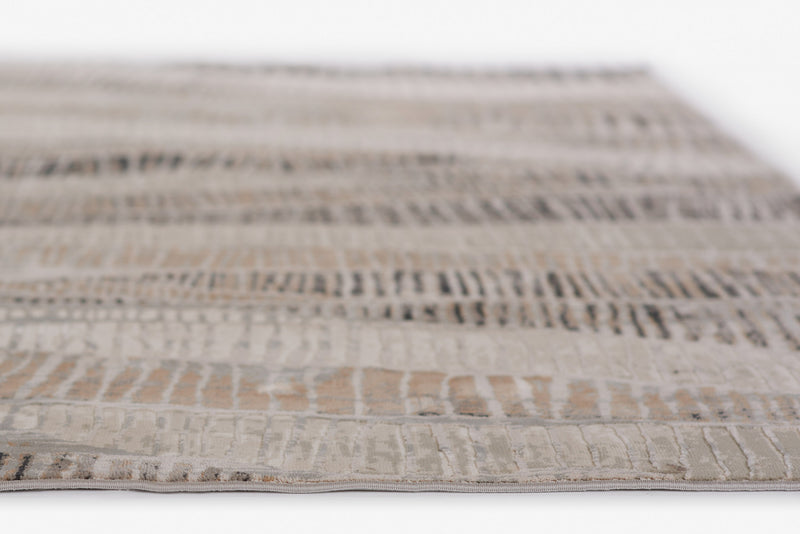 Tapis Contemporain Briar 5'1\" x 7'7\" en Gris