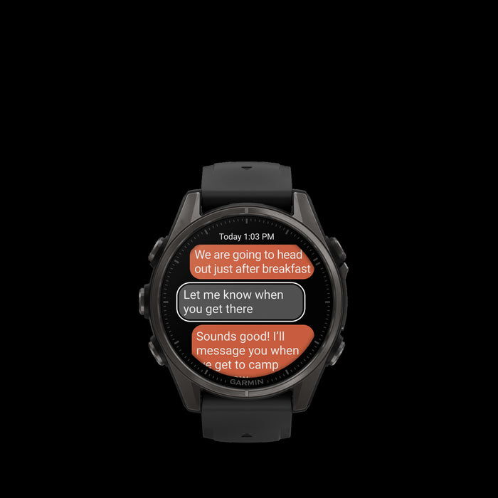  Carbon Gray Dlc Titanium With Black/pebble Gray Silicone Band