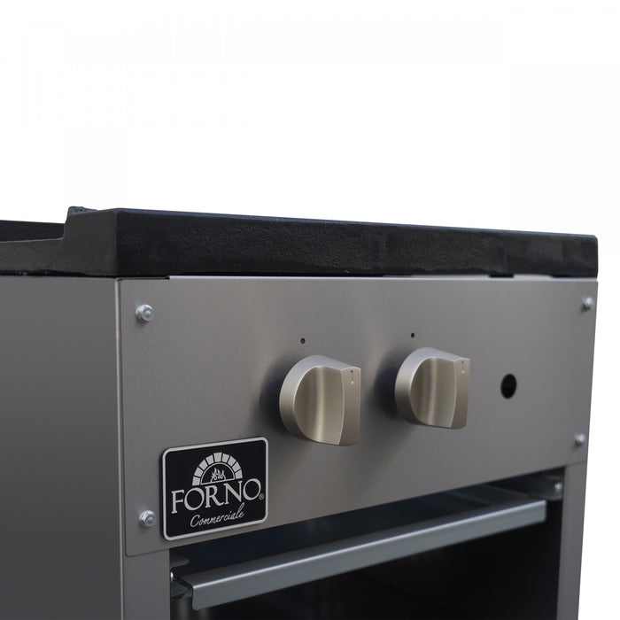 Rechaud a marmite au gaz Commerciale, 1 bruleur, 80 000 BTU, acier inoxydable - FCMSP0089-18