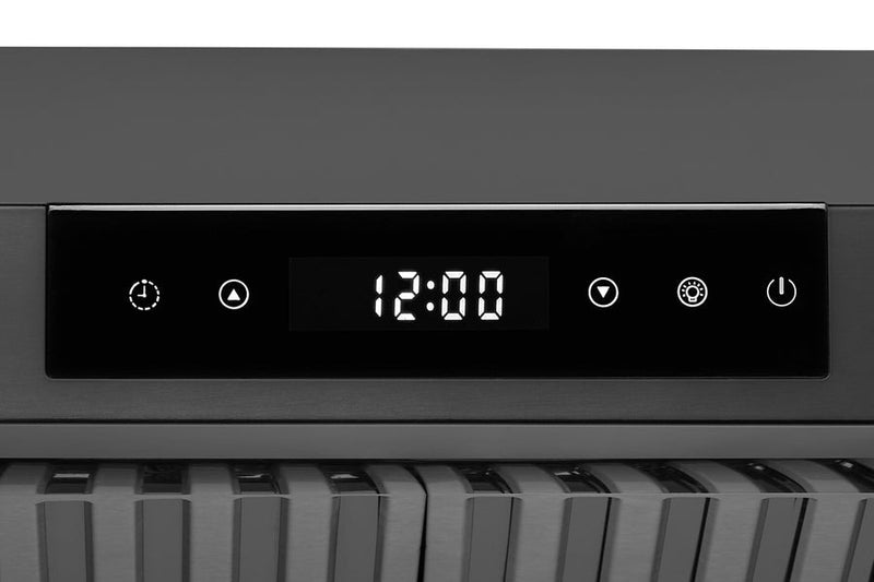  Chef 36-in Ducted Black Stainless Steel Undercabinet Range Hood