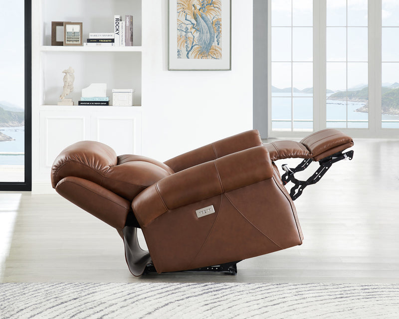 Fauteuil à inclinaison électrique Royce de Hydeline - brun
