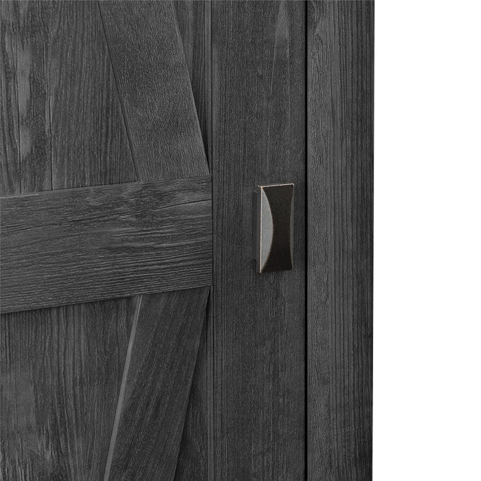 Armoire de rangement Farmington d’Ameriwood Home de 18 po de largeur - gris rustique