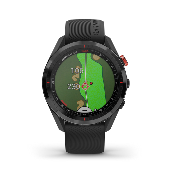 Montre De Golf Gps Garmin Approach® S62 - Golf De Precision, Ecran Tactile De 1,3\" Pour Un Usage Quotidien - Noir
