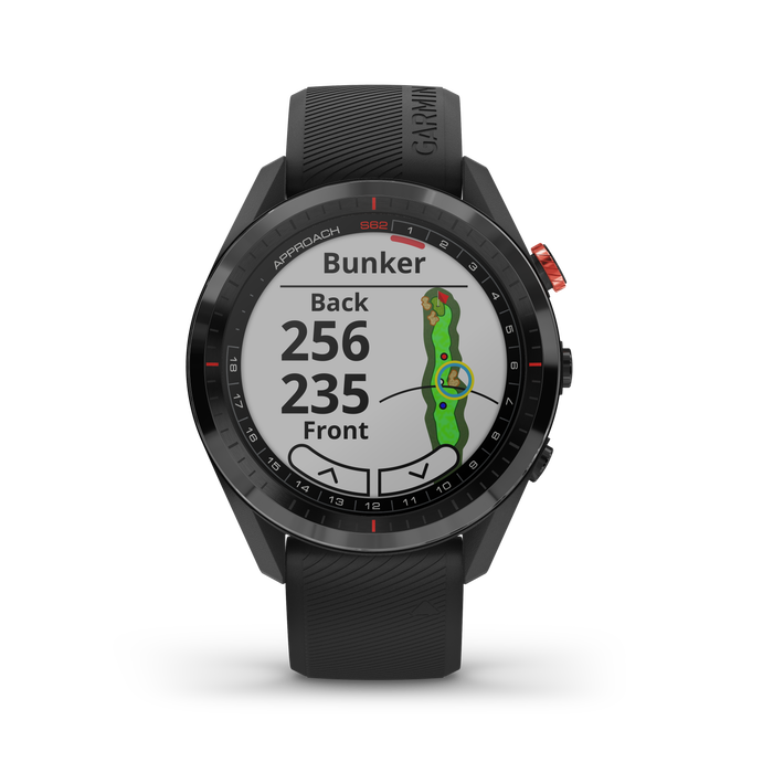 Montre De Golf Gps Garmin Approach® S62 - Golf De Precision, Ecran Tactile De 1,3\" Pour Un Usage Quotidien - Noir