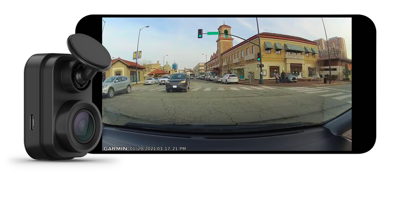 Camera Garmin Dash Cam™ Mini 2 Hd - Camera De Tableau De Bord, Optique Clarity™ Hdr Avec Surveillance En Direct