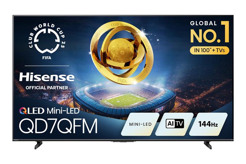 Téléviseur intelligent QLED à Mini DEL HISENSE QD7QFM UHD 4K de 75 po avec IA et Fire TV (75QD7QFM)