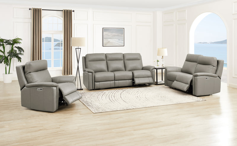 Sofa à inclinaison électrique Stanfield de Hydeline - gris