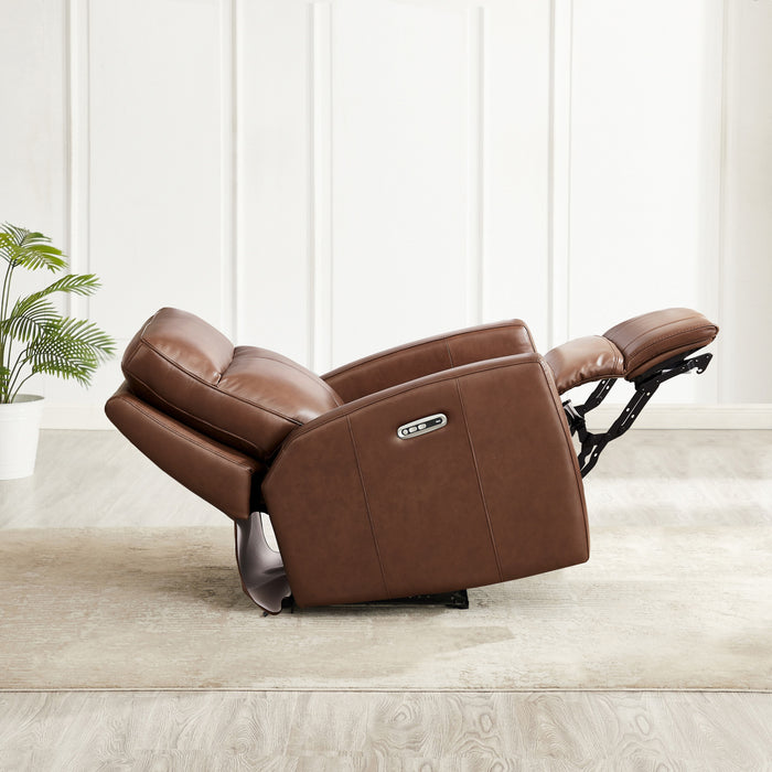 Fauteuil à inclinaison électrique Vienna de Hydeline - brun