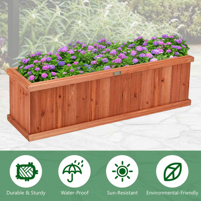 Jardiniere En Bois Massif, Pot De Fleurs Marron, Jardiniere De Fenetre, Jardiniere En Bois Avec Garde-corps, Jardiniere Rectangulaire Pour Balcon, Main Courante, Jardin, Bac Pour Legumes, Jardin En Pot, Bac Pour Massif A Fleurs Pour Interieur, Rebord De Fenetre (marron)