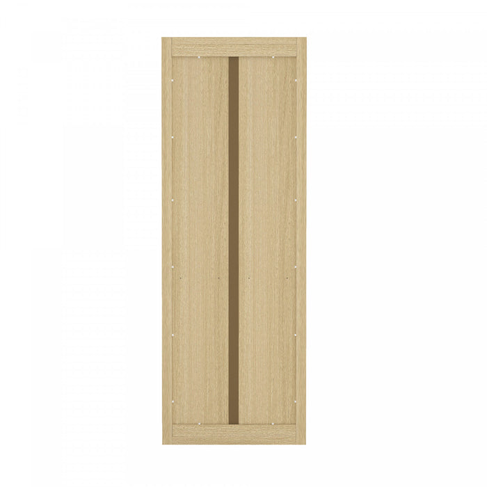 Bibliotheque ouverte moderne Rivington 28\" en chene naturel - Ensemble de 3