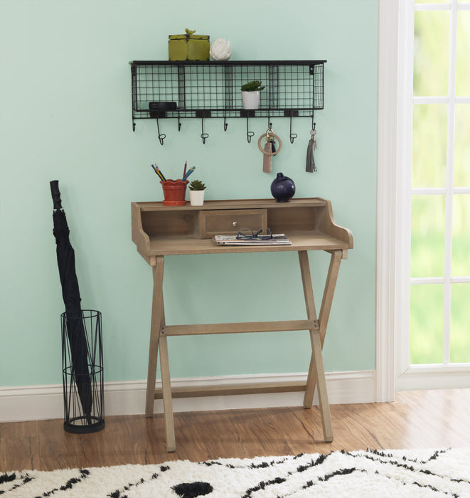 Bureau pliant Coy - gris