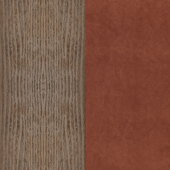 Chaise de salle à manger Hype Terra Cotta et brune - ensemble de 2