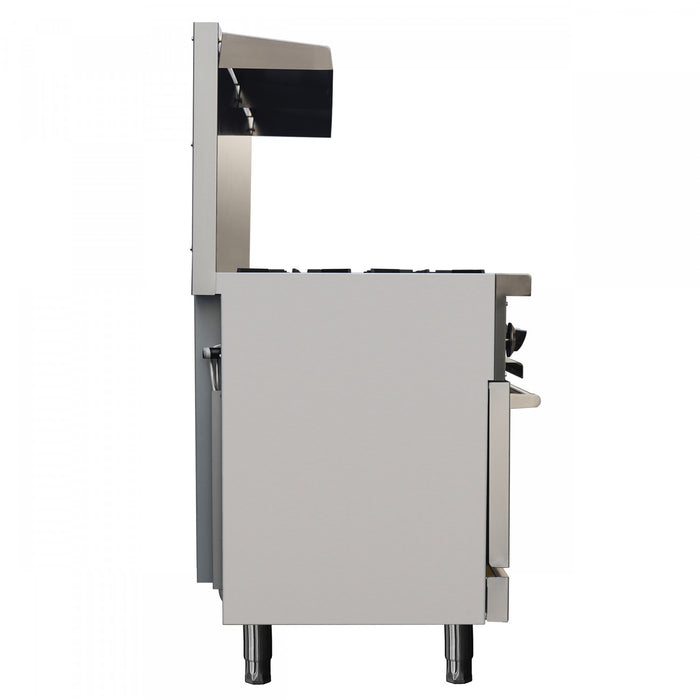 Cuisiniere a gaz Commerciale en acier inoxydable de 60 po, 10 bruleurs, 300 000 BTU – FCMGR0093-60
