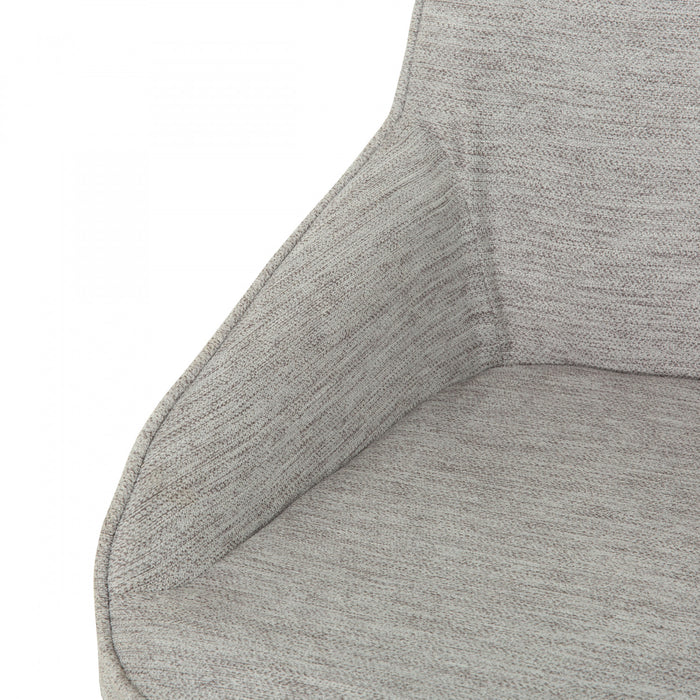 Chaise d'appoint de salle a manger Thora rembourree taupe (ens. de 2)