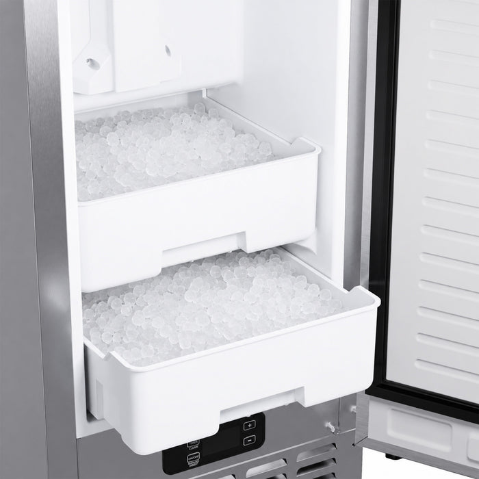 Cristallo Machine a glacons de 15 pouces autonome/sous le comptoir, 66,1 lb, acier inoxydble - FIMBI7307-15S