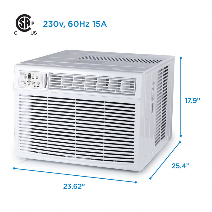 Climatiseur de fenêtre ou mural Black+Decker de 18 000 BTU - BD18WT6