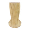 Brio 26.57" Rustic Tree-Stump MGO Accent Table, Unique Wood Grain Indoor Side Table, Natural | Table d'appoint style souche Brio 26,57 pouces MGO, table laterale interieure grain de bois unique, naturel
