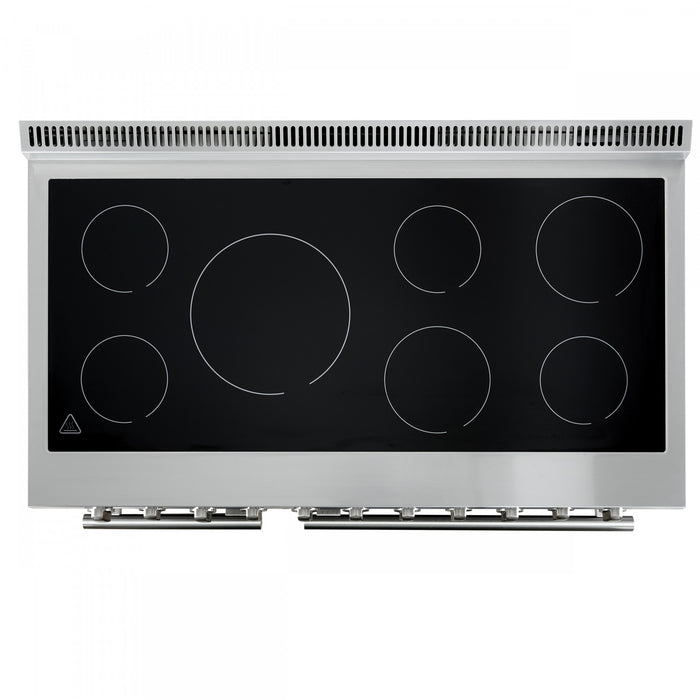 Cuisiniere electrique Paolo 48 pouces, acier inoxydable, 6,7 pi³ - FFSEL6011-48