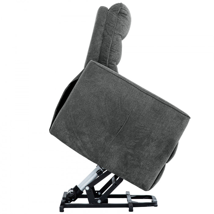 Fauteuil inclinable releveur electrique Sawyer de 30 po rembourre - Gris