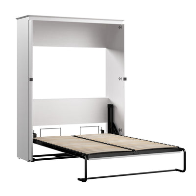 Bestar Key West 63 W Full Murphy Bed - Pure White Oak|Lit double escamotable Key West de Bestar de 63 po (L) - blanc chêne solide