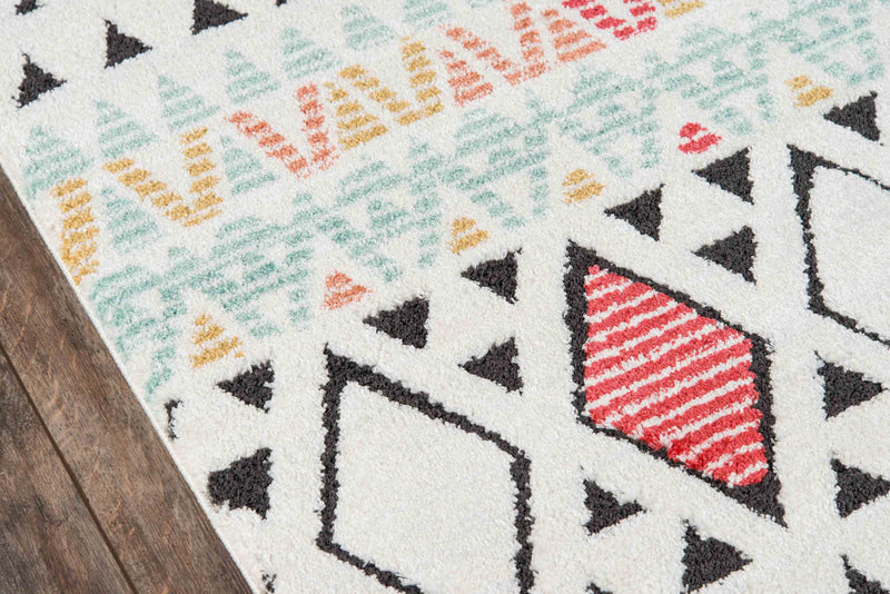 Tapis Contemporain Kaia 5'3\" x en Multi