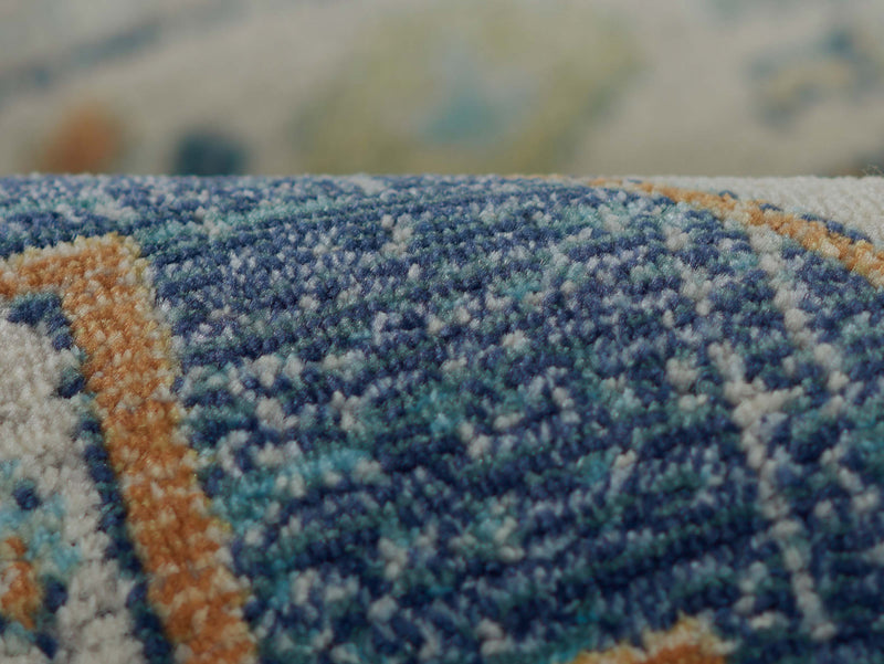 Tapis Traditionnel Kinsley 5'3\" x 7'3\" en Bleu