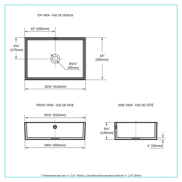 Lavabo de salle de bain Piken
