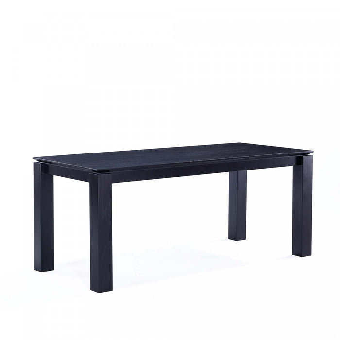 Paragon et Rockaway Ensemble de salle a manger moderne chic industriel 9 pieces en noir et gris
