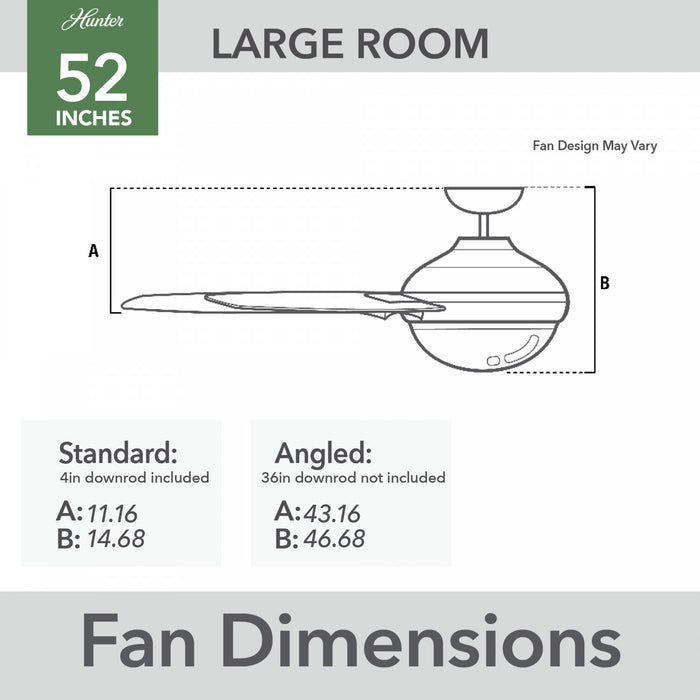 Ventilateur de plafond Skyflow avec luminaire - Gris
