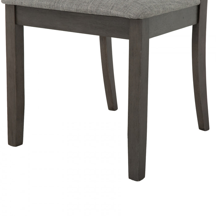 Ensemble de salle a manger extensible Ashford 5 pieces en bois massif avec rallonge autorangeable (4 a 6 places)