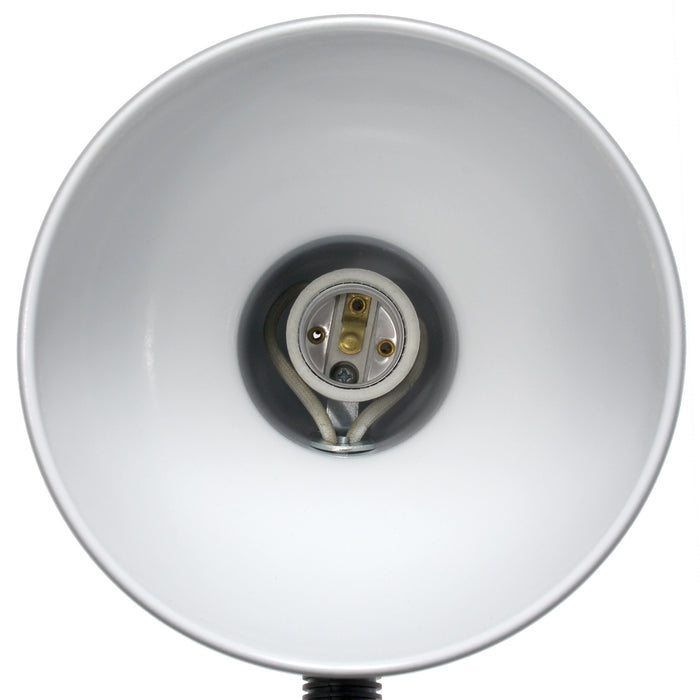 Remmer Lampe de bureau a col de cygne, Blanc neige, 14,25 po H