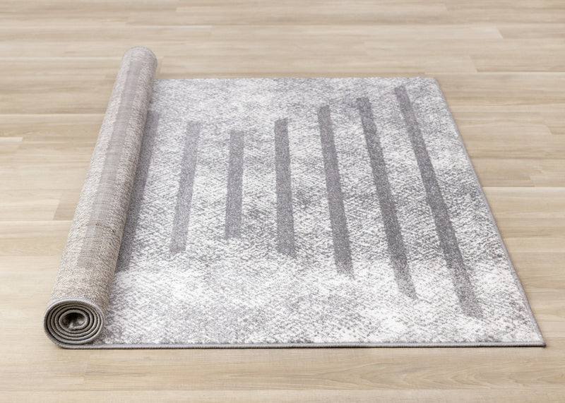 Carpette Covington à motifs de lignes géométriques vieillies pour l'intérieur - 7 pi 10 po x 10 pi 6 po