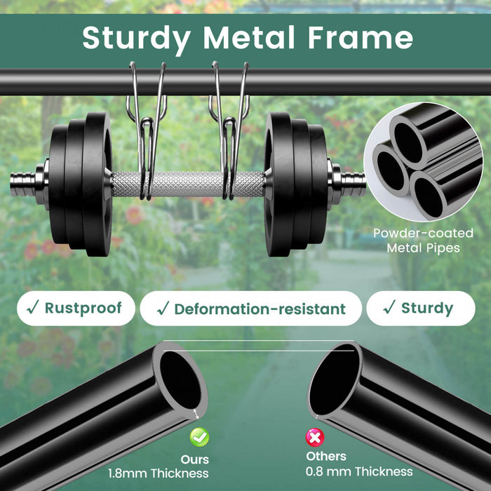 Costway Pelouse Nivelant Rake 42 \"x 10\" Outil De Pelouse De Niveau Pour Jardin Arriere-cour/pelouse Noir