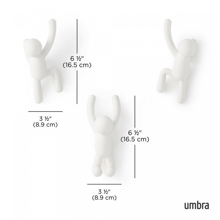 Crochets muraux Buddy de Umbra - blancs