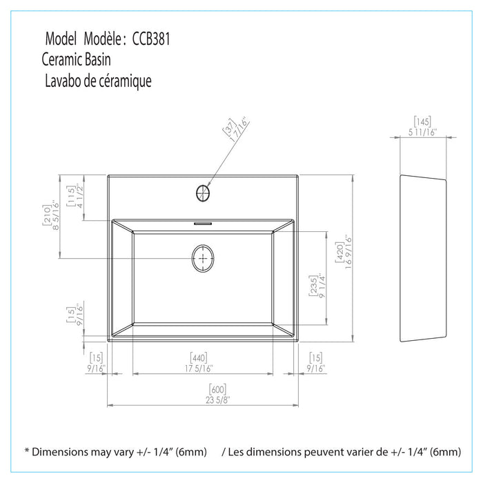 Lavabo de salle de bain Elex