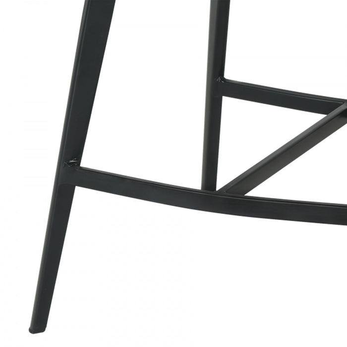Tabouret de bar Corbin rembourre gris moyen (ens. de 2)