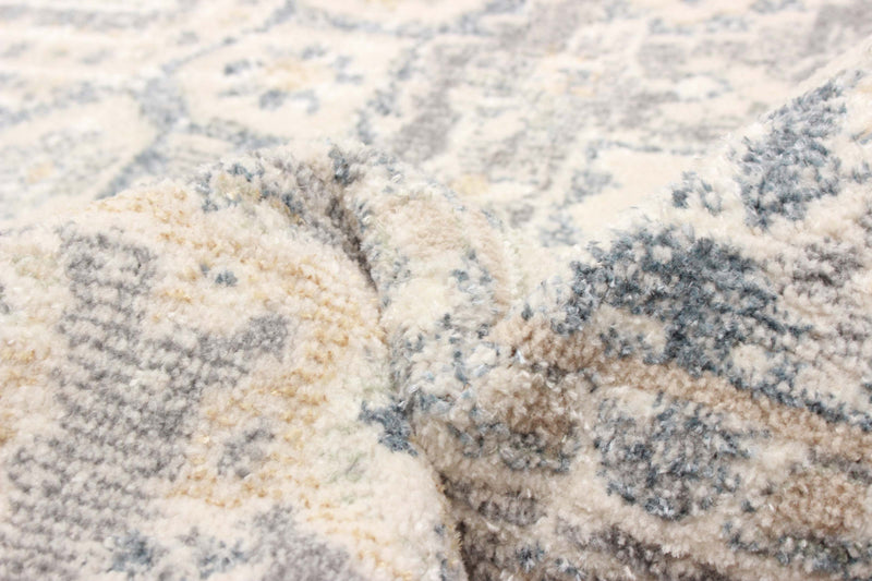 Carpette Bijara bleue - 5 pi 0 po x 8 pi 0 po 