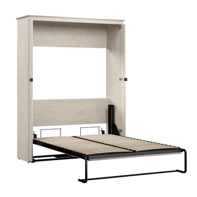 Bestar Key West 63 W Full Murphy Bed - Linen White Oak|Lit double escamotable Key West de Bestar de 63 po (L) - blanc chêne lin