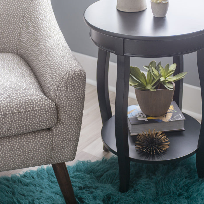 Table de fauteuil Rainbow - noire